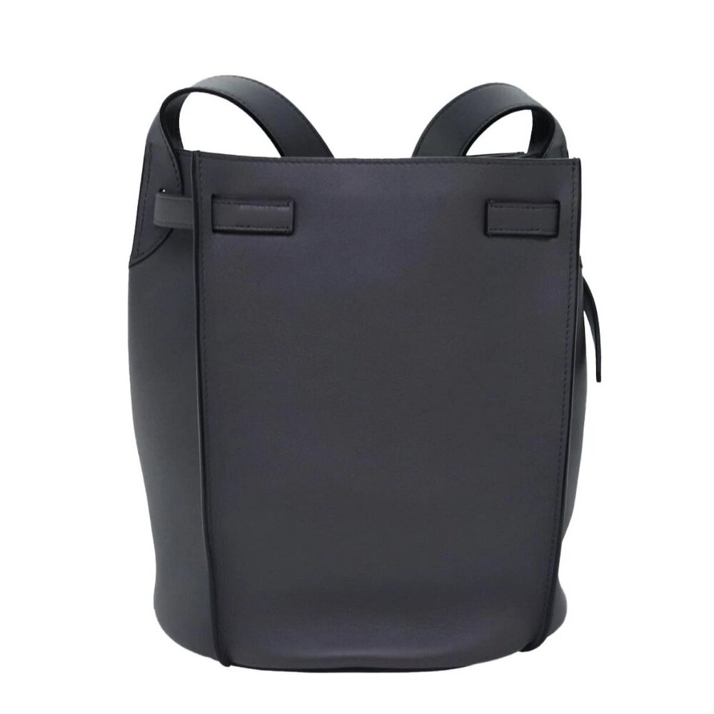 CELINE Big bag Shoulder Bag Leather Gray Auth - Picture 2 of 16